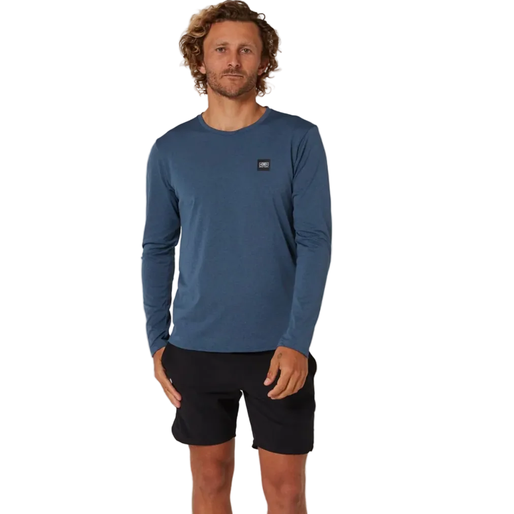 Ocean & Earth Men's Long Sleeve Loose Fit UV Shirt - Navy
