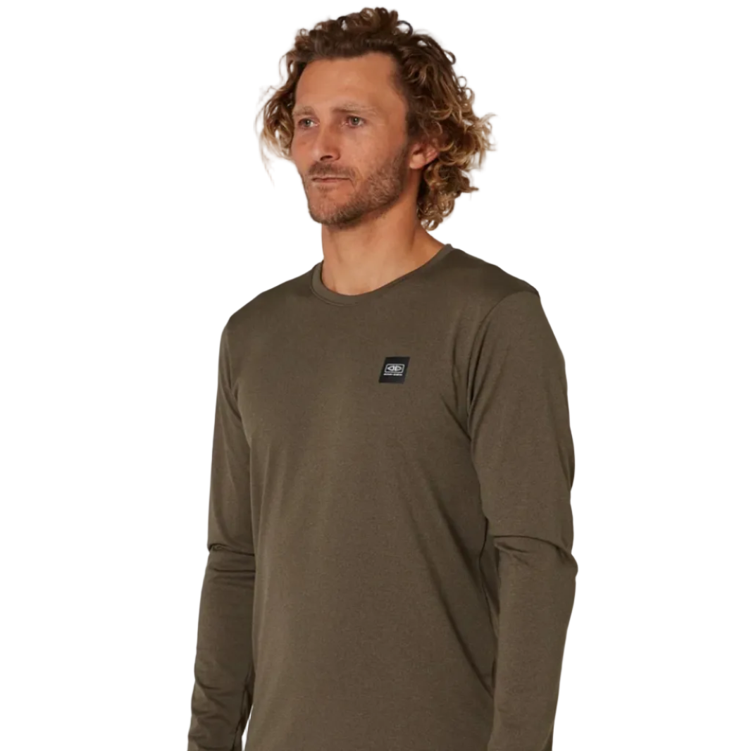 Ocean & Earth Men's Long Sleeve Loose Fit UV Shirt - Olive