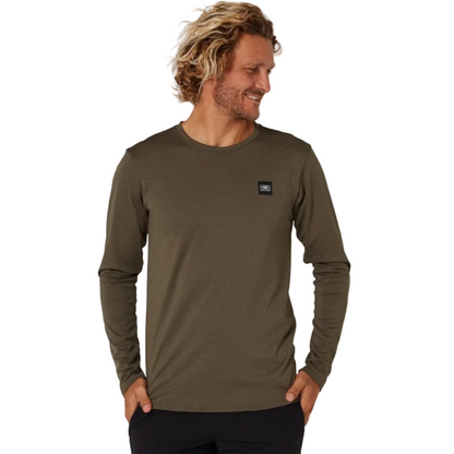 Ocean & Earth Men's Long Sleeve Loose Fit UV Shirt - Olive