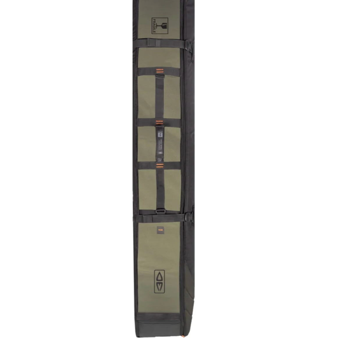 Ocean & Earth Hypa Travel 10mm Fish / Short 3 Board Bag - Khaki