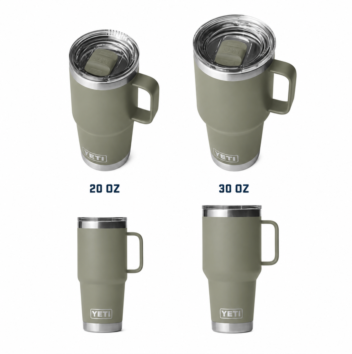 Yeti 20oz Travel Mug with Stronghold Lid - Pampa Light Green