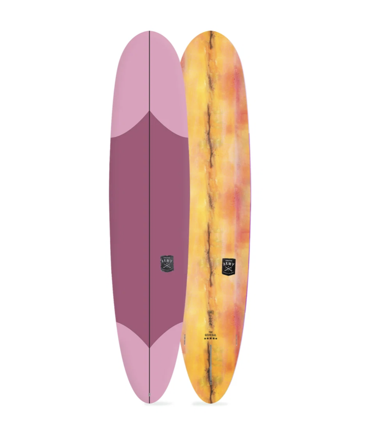 Ocean & Earth The General Epoxy Soft Surfboard - Mauve - 9FT0