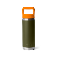 Yeti Rambler 26oz Bottle with Chug Cap 2.0 - Olive/King Crab Orange