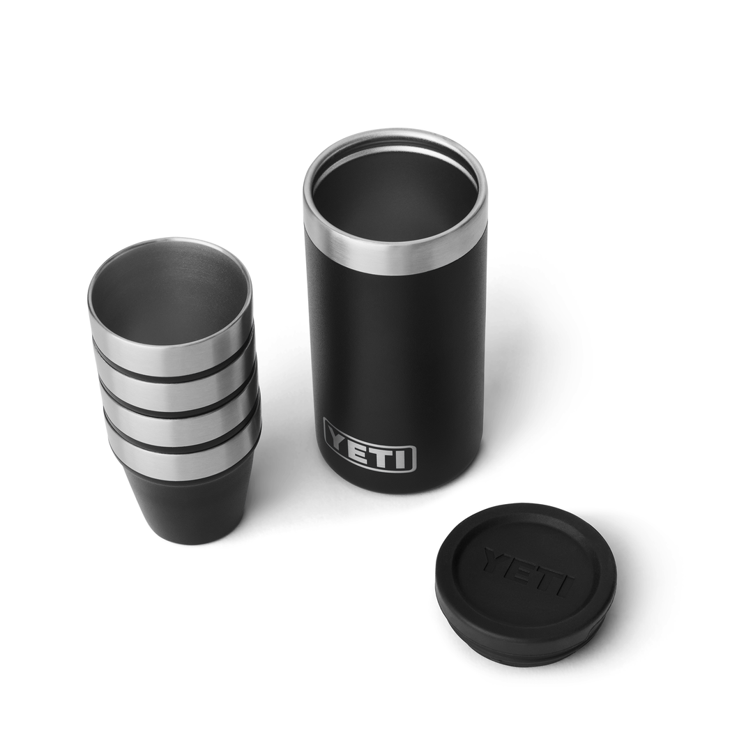 Yeti Shot Glasses and Case - Black