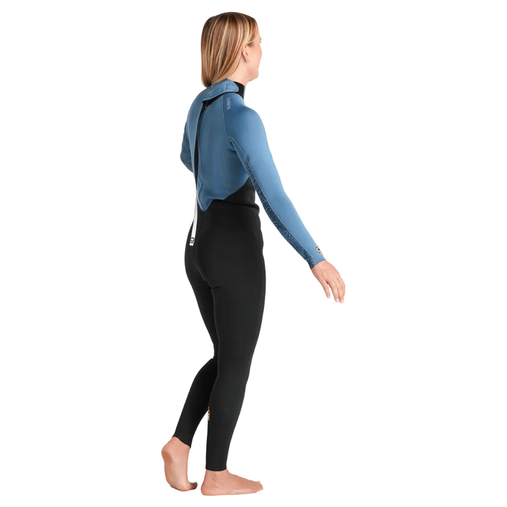 C-Skins NuWave Surflite 3/2mm Womens GBS Back Zip Steamer 2026 - Black/Steel Blue
