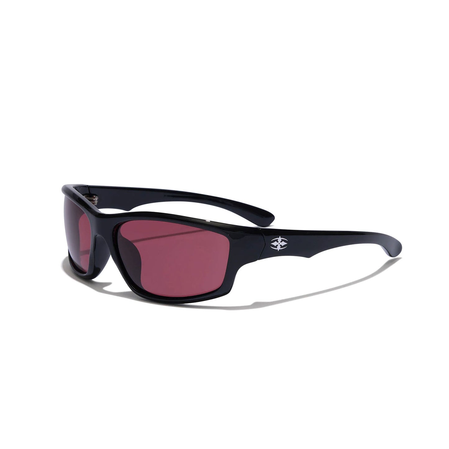 Ritual Vision Teenage Zero Sunglasses - Polished Black / Rust Polarised