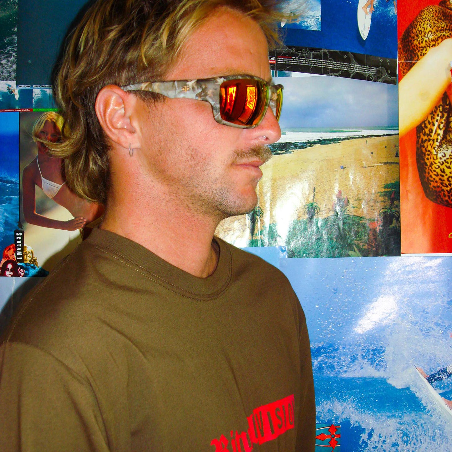 Ritual Vision The Decline Polarised Sunglasses - Combat / Orange Reflective