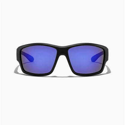 Ritual Vision The Decline Polarised Sunglasses - Matte Black / Blue Reflective