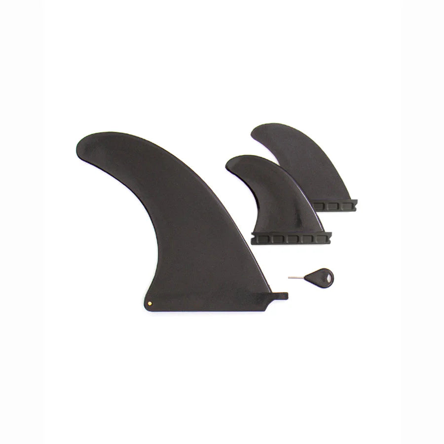 Ocean & Earth The General Epoxy Soft Surfboard - Mauve - Fins