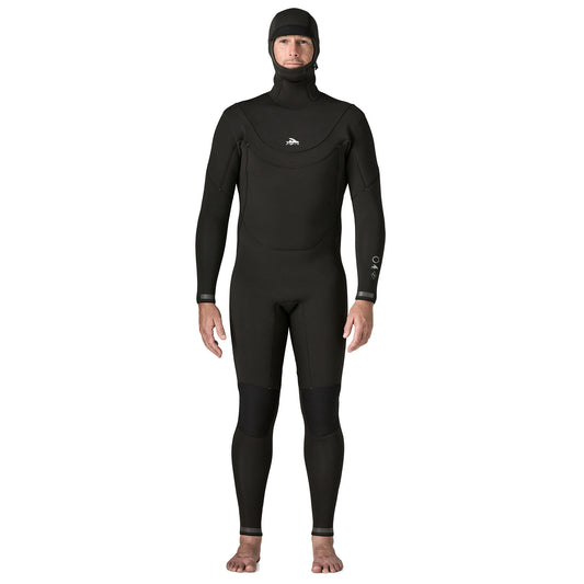 Patagonia Men's Regulator 5/4mm Hooded Winter Wetsuit in Black