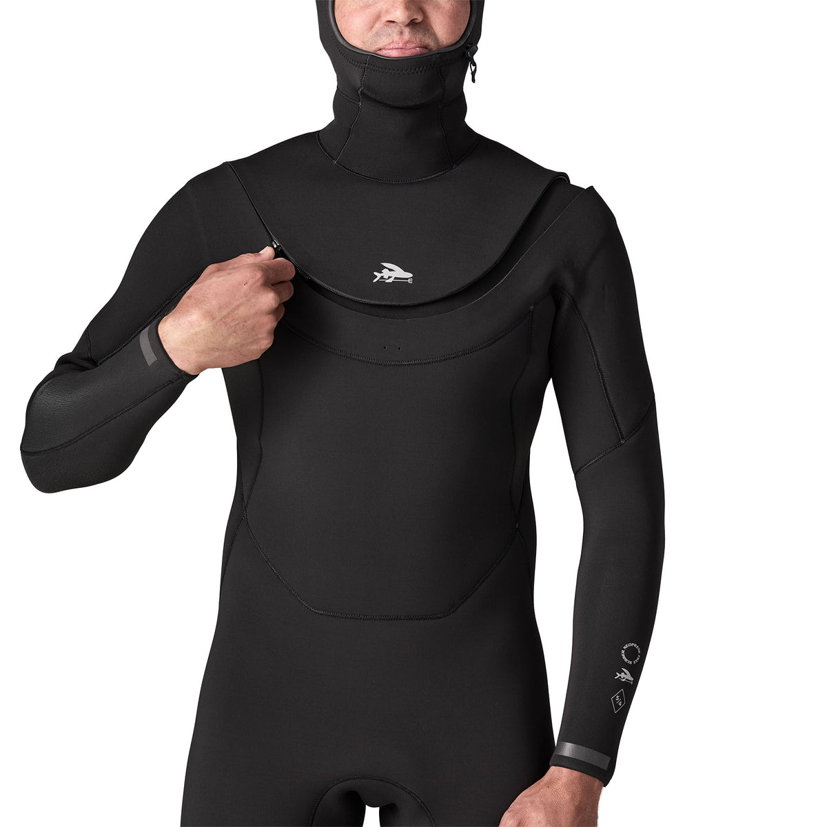 Patagonia Men's Regulator 5/4mm Hooded Winter Wetsuit 2026 - Black