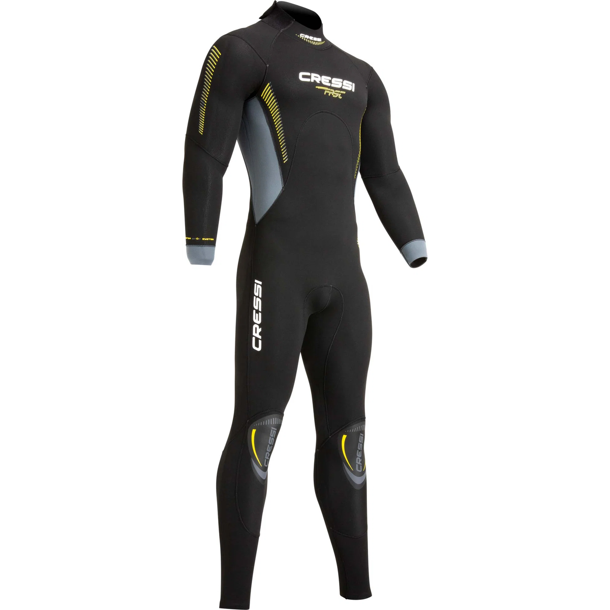 Cressi Fast Man Monopiece 5mm Dive Wetsuit - Black