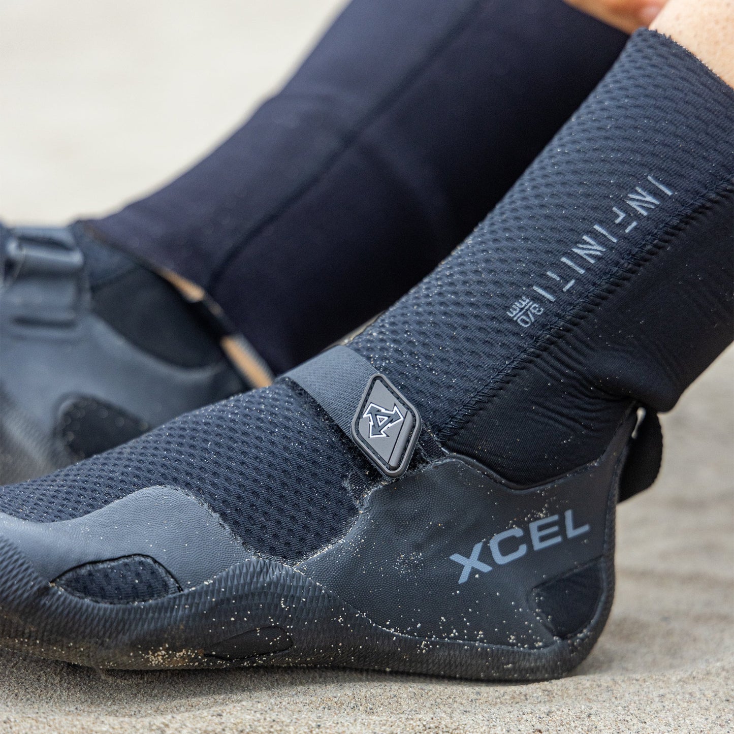 Xcel Infiniti 7mm Round Toe Wetsuit Boots - Black
