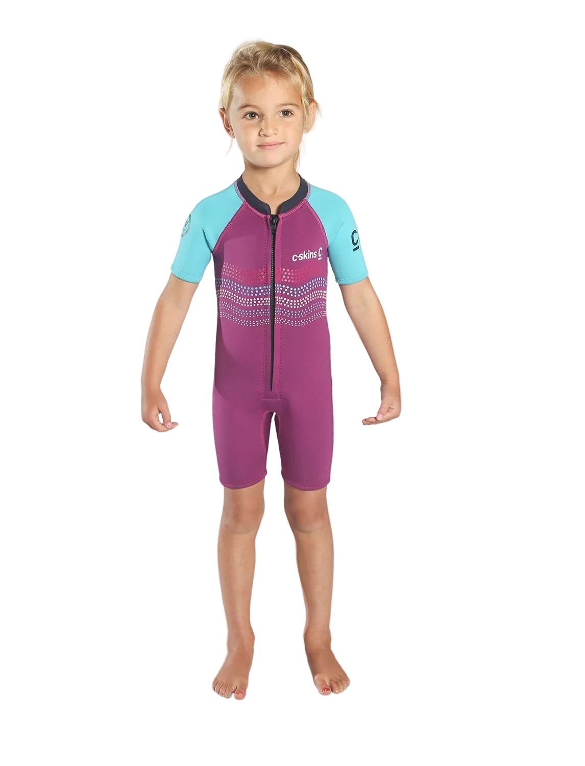 C-Skins Girls Shortie Toddlers Wetsuit 