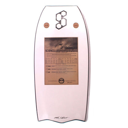 Science 40 Launch PE Delta Tail Bodyboard - Aqua back