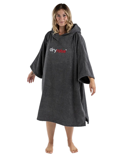 Dryrobe Organic Cotton Changing Towel Robe - Slate Grey