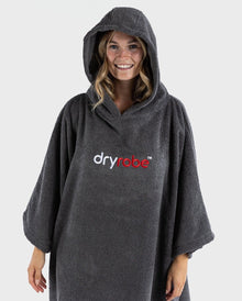Dryrobe Organic Cotton Changing Towel Robe - Slate Grey