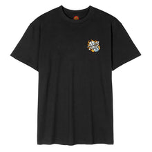 Santa Cruz Youth Flaming Dice Dot T-Shirt - Black