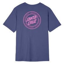 Santa Cruz Womens Check Outline Ringed Dot T-Shirt - Future Dusk