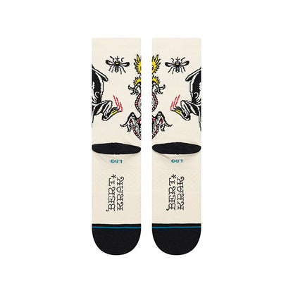 Stance Battle Crew Socks - Cream
