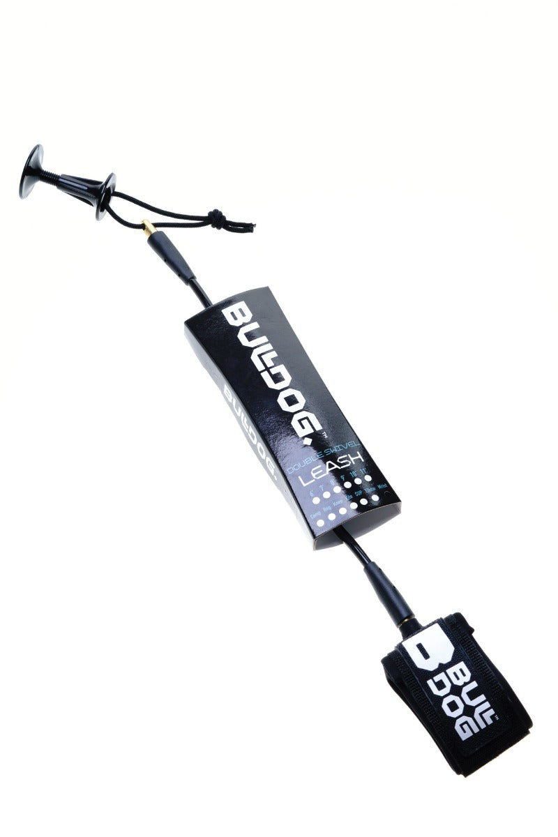 Bulldog Bodyboard Wrist Coil Leash - Black