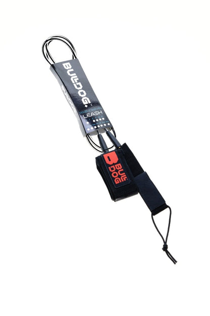 Bulldog 7ft 0 Ankle Surf Leash - Black/Red