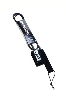 Bulldog 6ft 0 Ankle Surf Leash  - Black/White