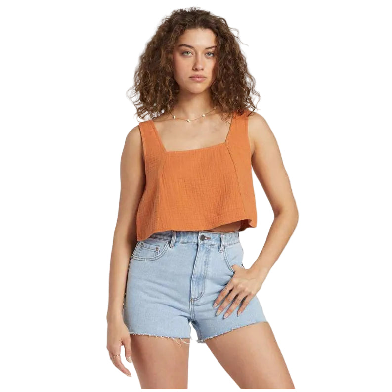 Billabong Open Skies Women's Woven Top - Toffee