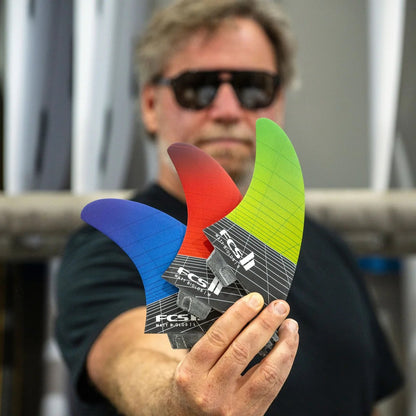 FCS II Matt Biolos PC Carbon Tri Fins - Medium
