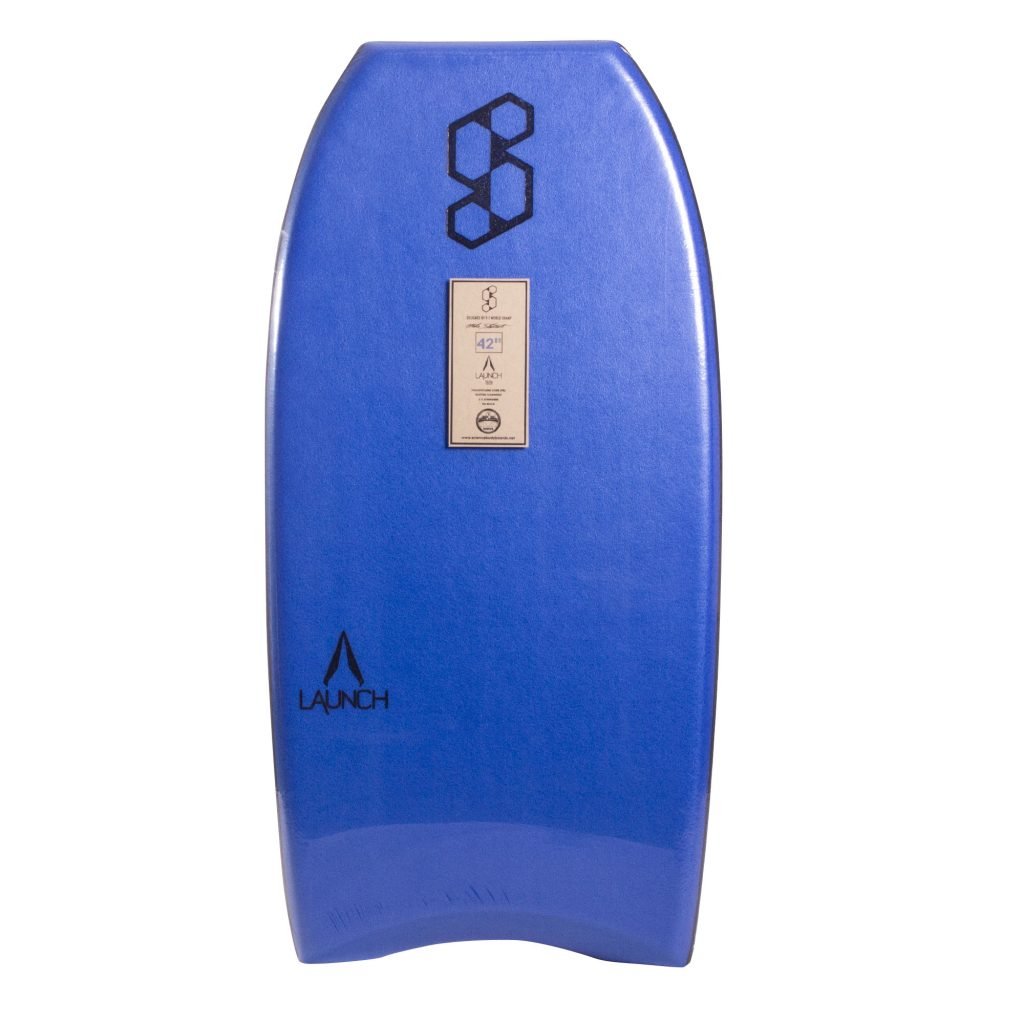 Science 41 Launch Tech Cresent Tail Bodyboard - Blue front