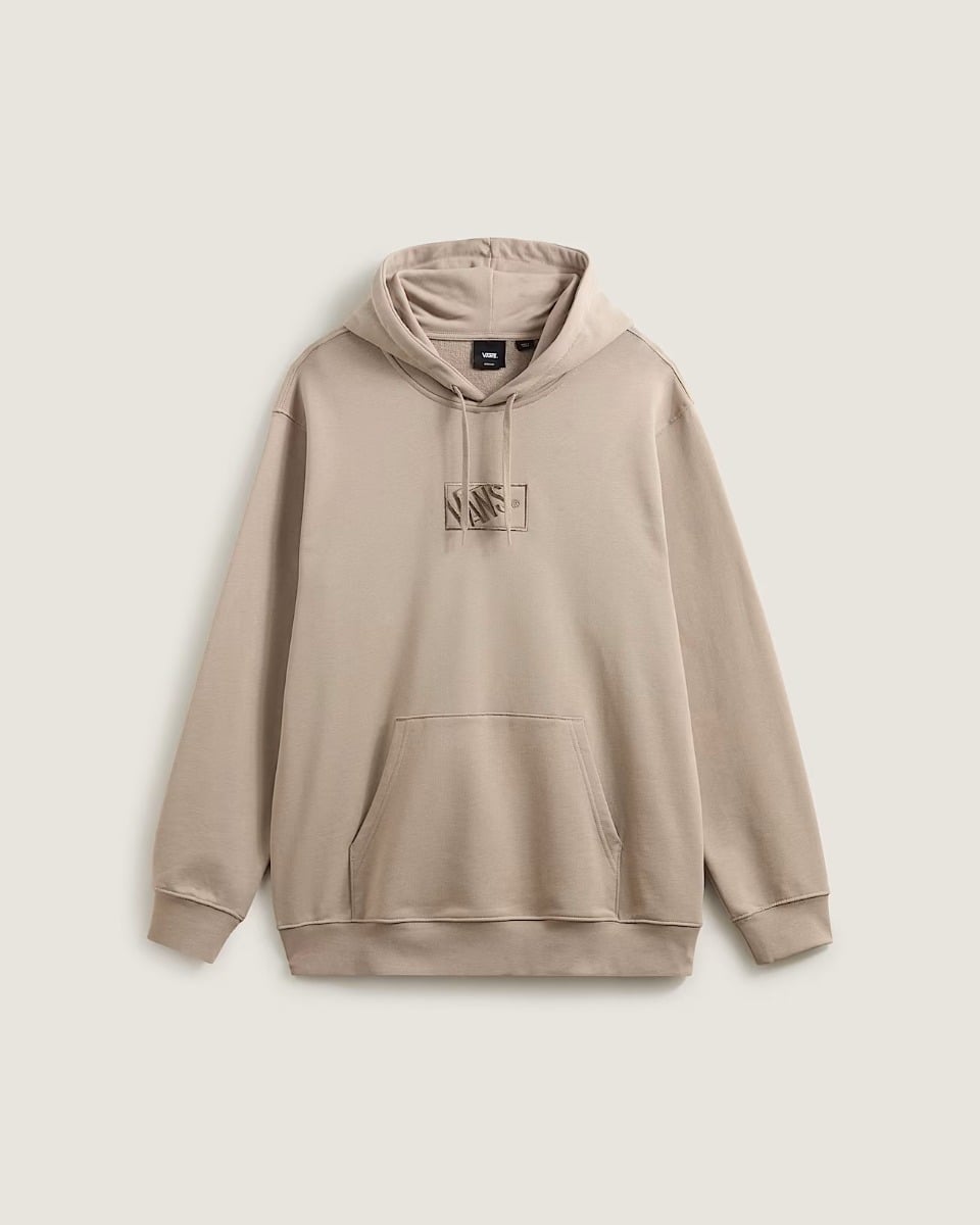 Vans Blocked Box Pull Over Hoodie in Mushroom
