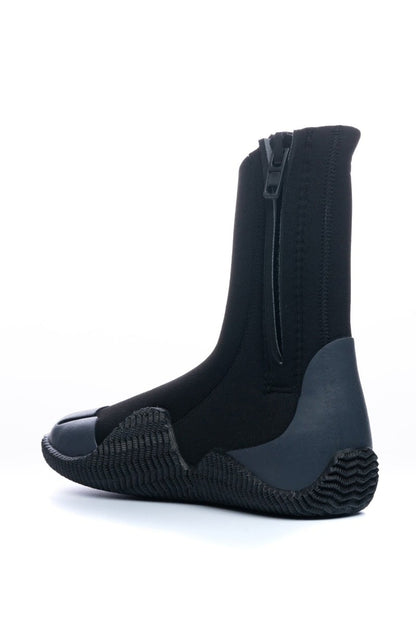 C-Skins Legend 5mm Zipped Round Toe Wetsuit Boots - Black/Charcoal