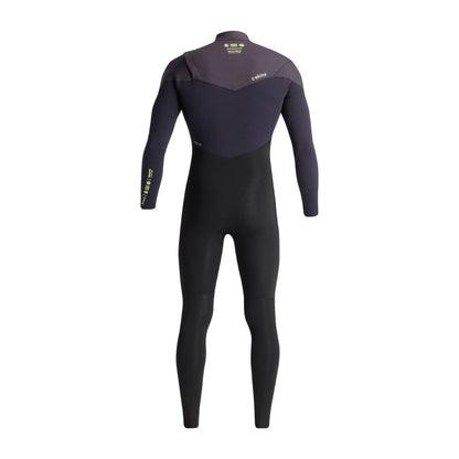 C-Skins NuWave ReWired 4/3mm Men's Chest Zip Wetsuit 2025 - Black/Black X/Meteor X