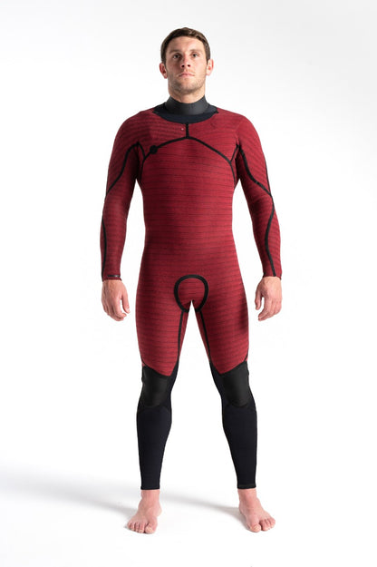 C Skins ReWired 5/4mm Hooded Chest Zip Wetsuit 2026 - Anthracite / Black