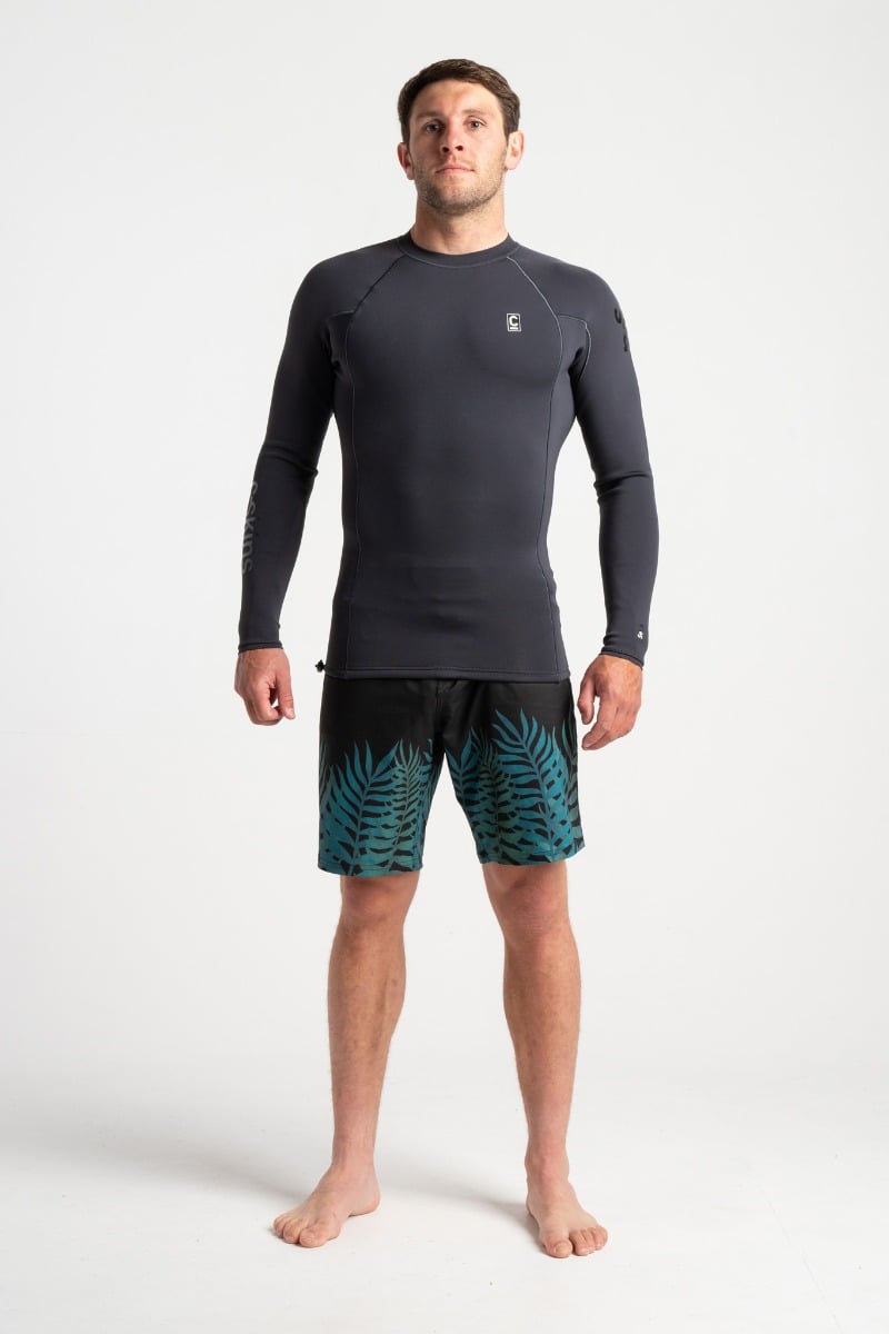 C-Skins Session 2/2mm Long Sleeve Vest - Black