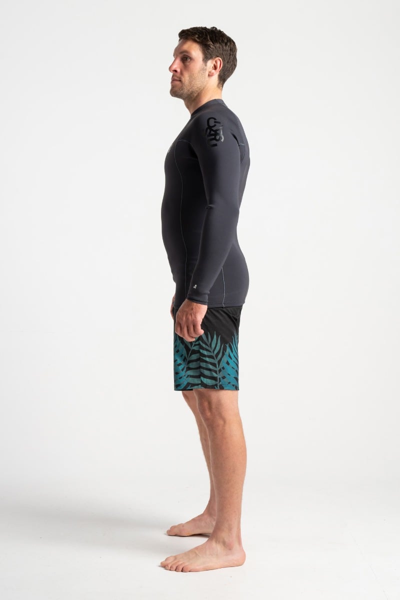 C-Skins 2/2mm Long Sleeve Vest in Black