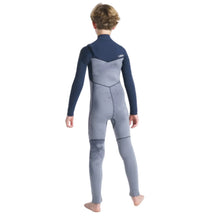 C-Skins Session 5/4mm Chest Zip Kids Wetsuit 2024 - Black Tie Dye