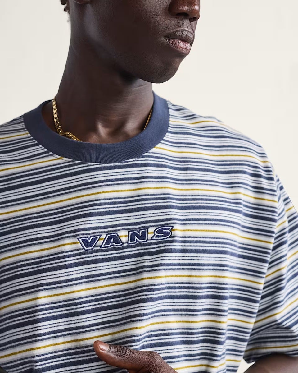 Vans Cameron Stripe Tee - Marshmallow