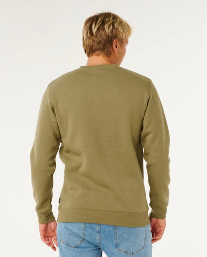 Rip Curl Wetsuit Icon Crew Jumper - Surplus Green