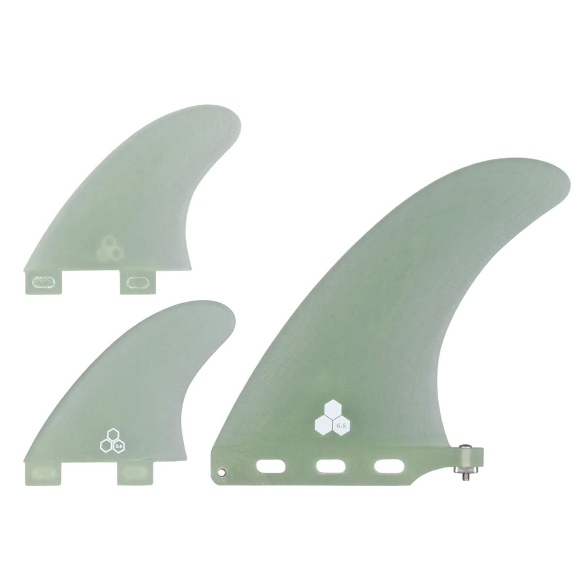 Channel Islands Mid 2+1 Fin Set 4.0 FCS1 Base