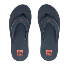 Reef Mens Mick Fanning Flip Flops in Navy / Orange Tropic