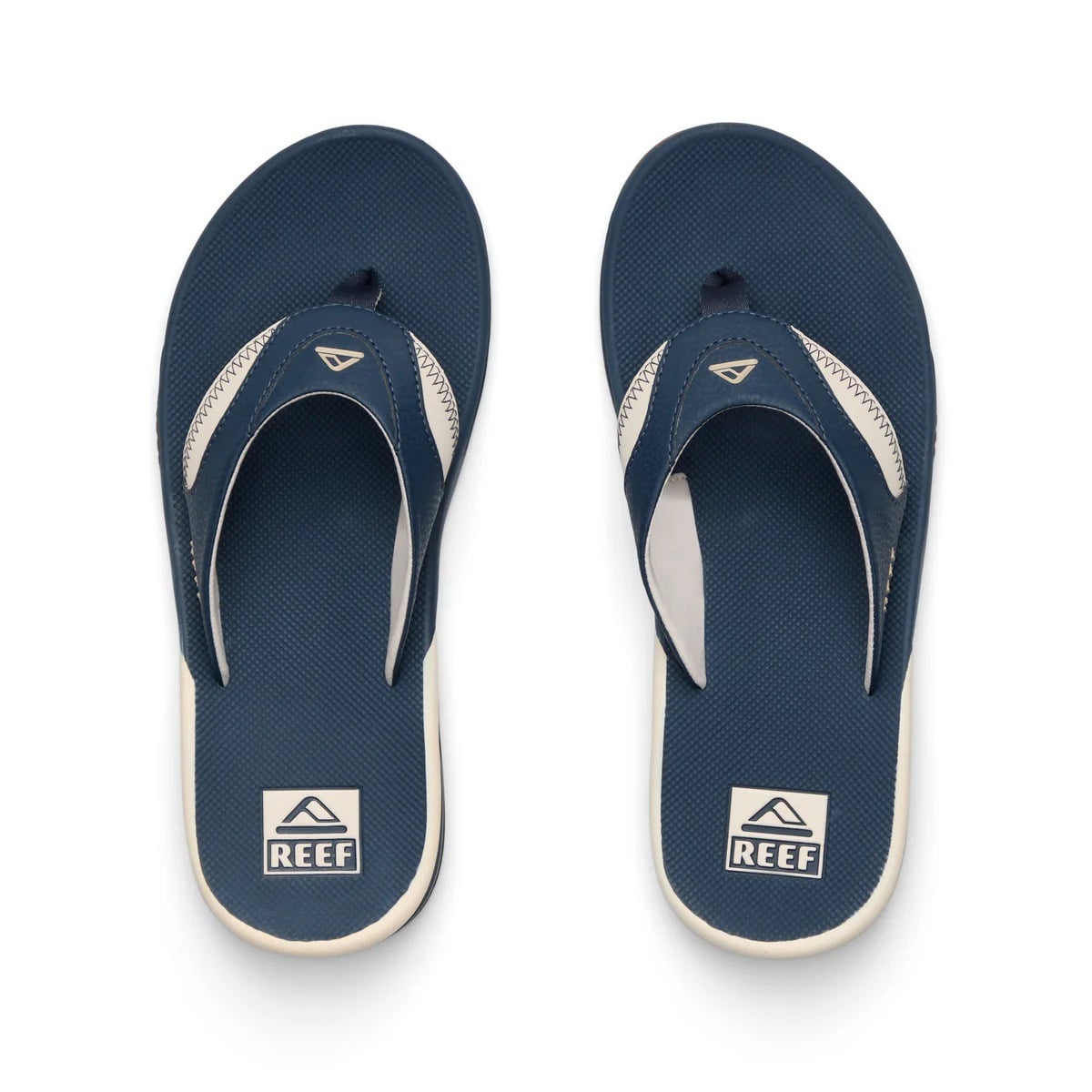 Reef Fanning Mens Flip Flops - Navy/Oat
