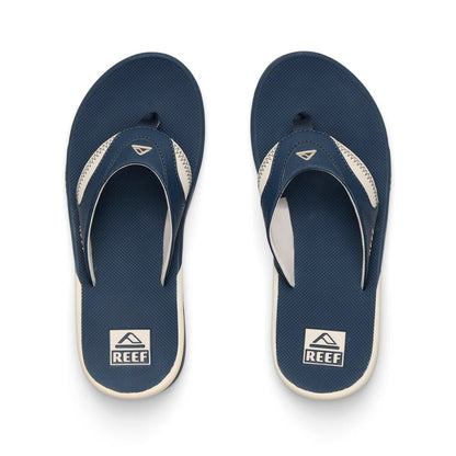 Reef Fanning Mens Flip Flops - Navy/Oat