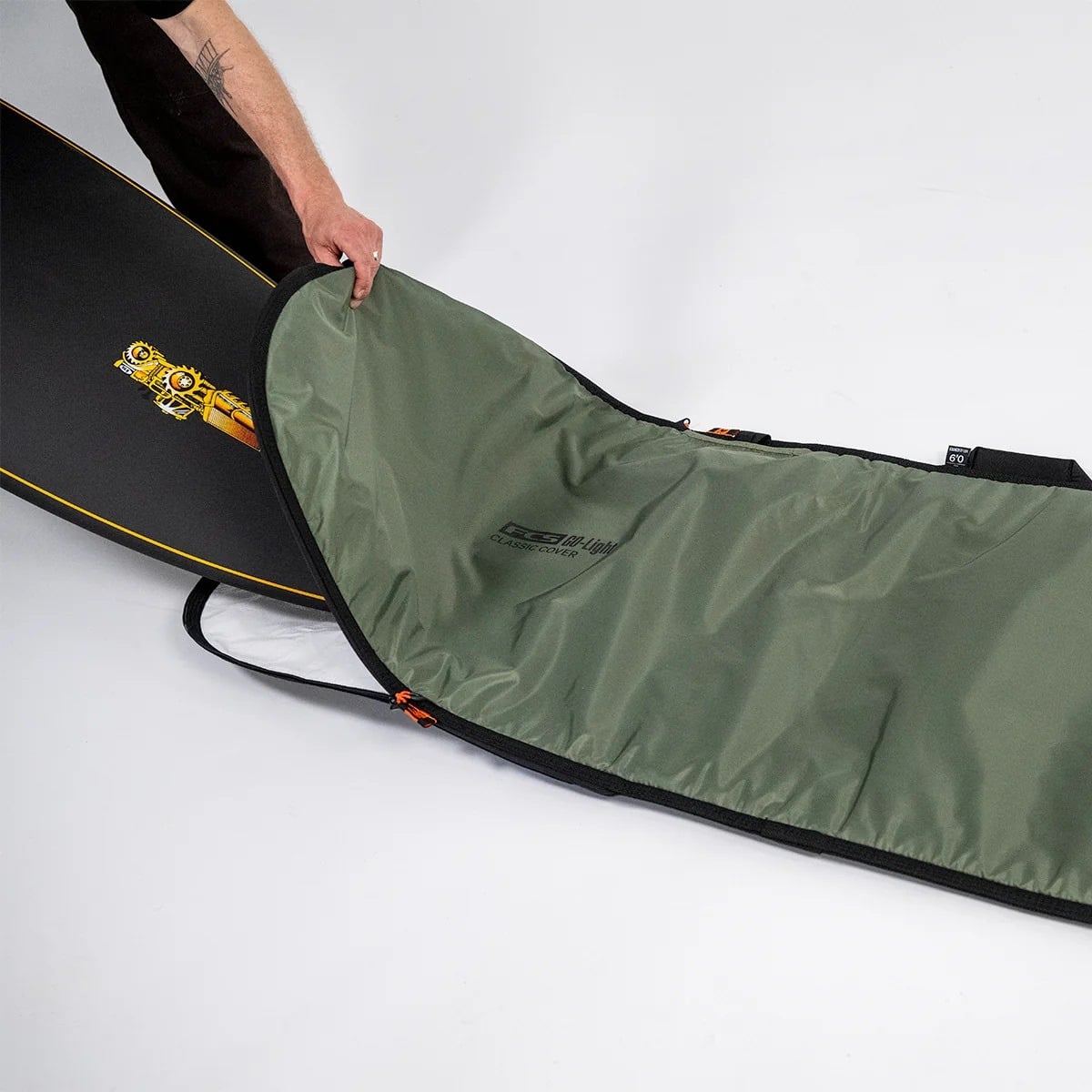 FCS Classic Cover Longboard Board Bag - Alpine