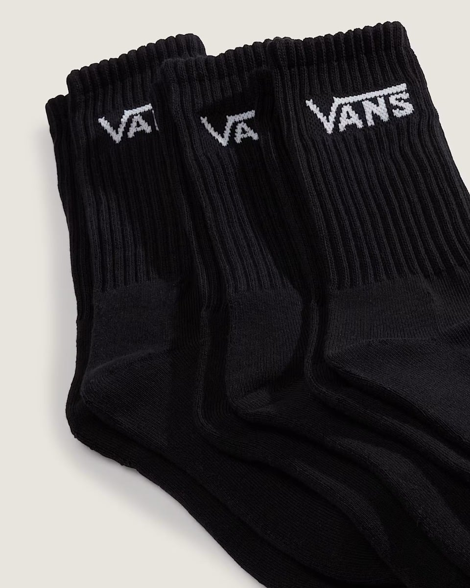 Vans Classic Crew Socks Multi Pack (3 Pairs) - Black