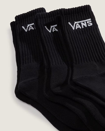 Vans Classic Crew Socks Multi Pack (3 Pairs) - Black