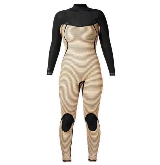 Xcel Comp + 4/3mm Women's Chest Zip Wetsuit - Black/Wine