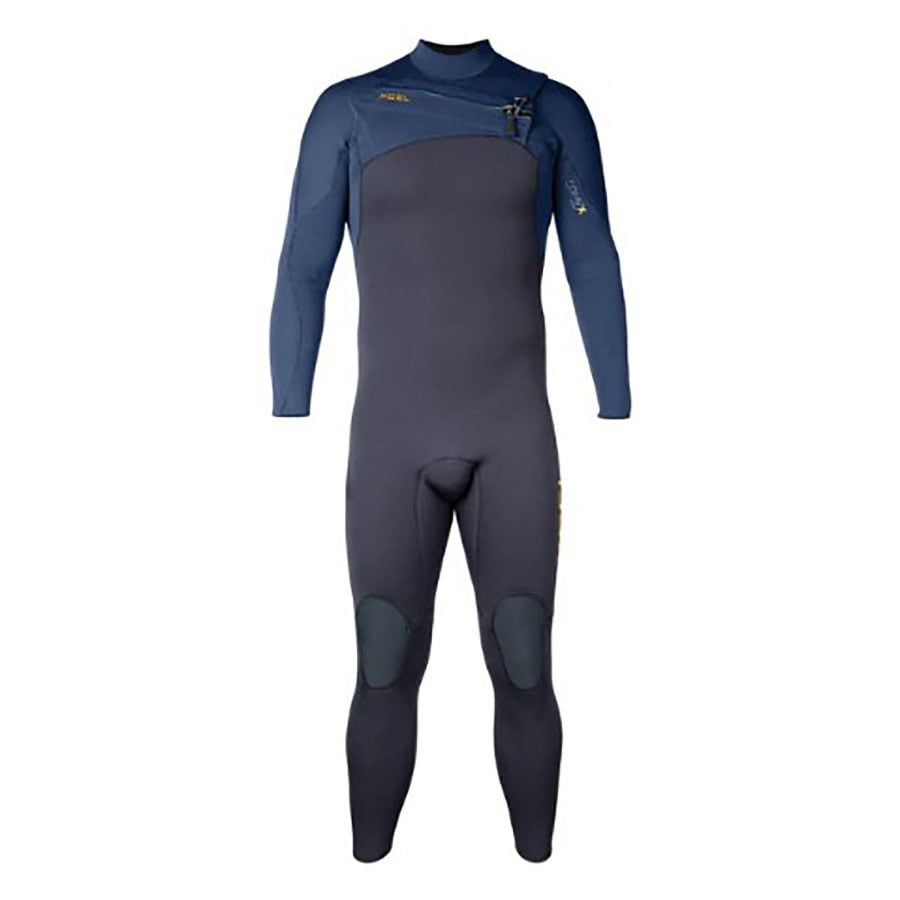 Xcel Comp X 5/4mm Mens Chest Zip Wetsuit - Black/Blue Nights