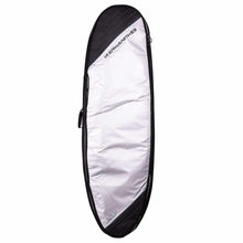 Ocean and Earth Double Compact 6ft8  Short Board Cover - Silver - Full View