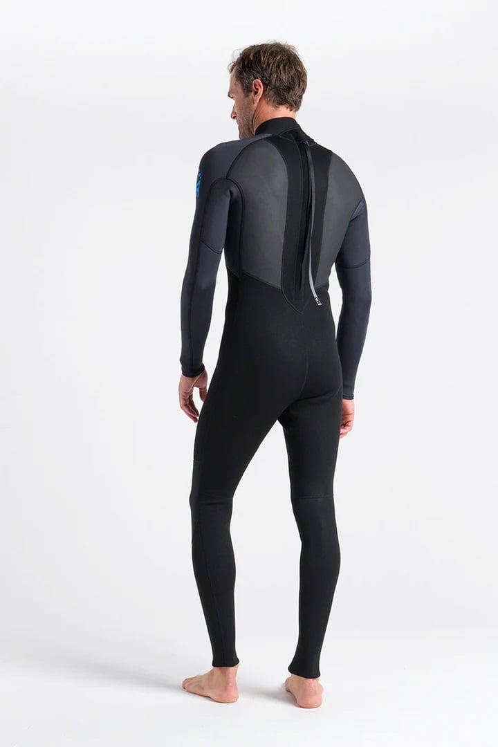 C Skins Element 3/2mm Men's Summer Wetsuit 2025 - Black/Anthracite/Cyan